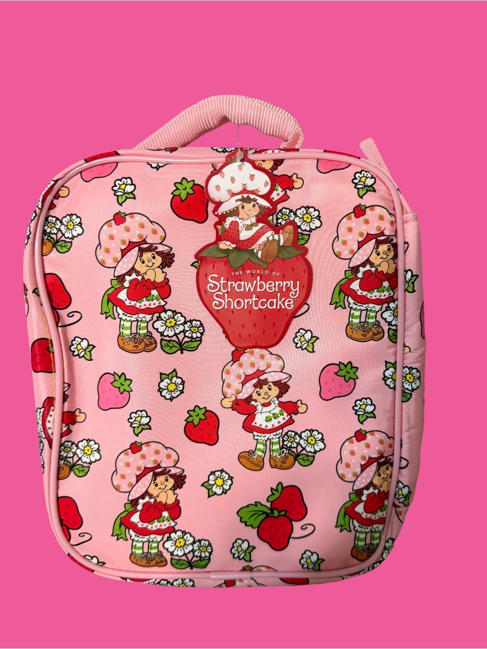 Kids Lunch Bag - Strawberry Shortcake Pattern